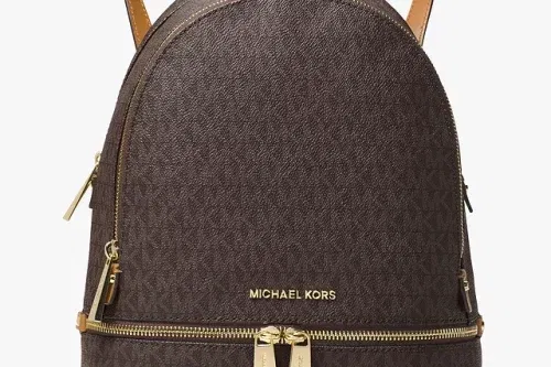MICHAEL Michael Kors Medium Logo Backpack, Brown