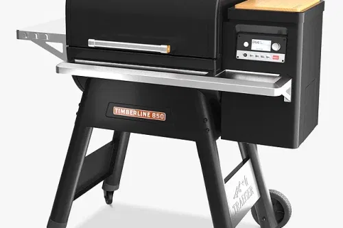 AUTO WIN-Traeger Timberline D2 850 WiFi Connected Wood Pellet BBQ, Black