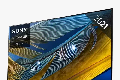 Sony Bravia XR XR55A80J (2021) OLED HDR 4K Ultra HD Smart Google TV, 55 inch with Youview/Freesat HD, Dolby Atmos & Acoustic Surface Audio+, Black