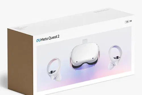 Meta Quest 2, All-In-One Virtual Reality Headset and Controllers, 128GB - 08/05