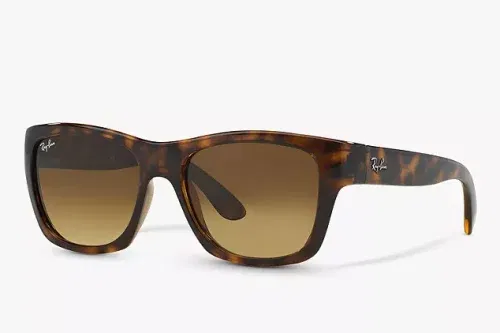 Ray-Ban RB4194 Unisex Square Sunglasses, Havana/Brown