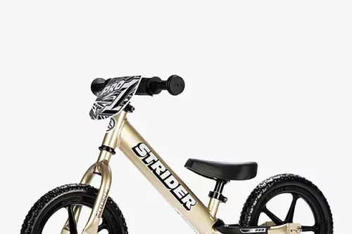 WIN A Strider 12 Pro Balance Bike, Metallic Gold
