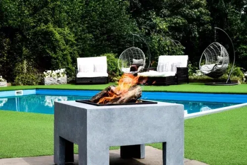 Square Firebowl & Square Console Cement - 01/06