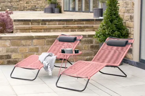 Set of 2 Rio Rattan Sun Loungers - 30/05