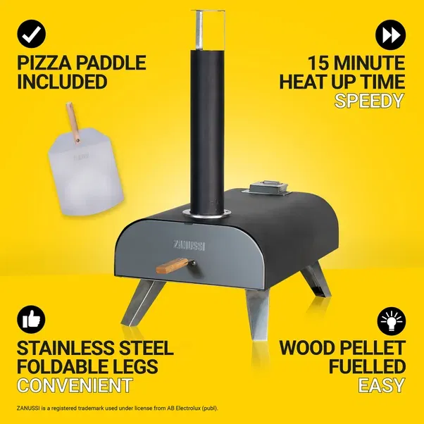 zanussi wood pellet pizza oven