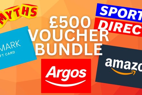 WIN A £500 VOUCHER BUNDLE - 30/05