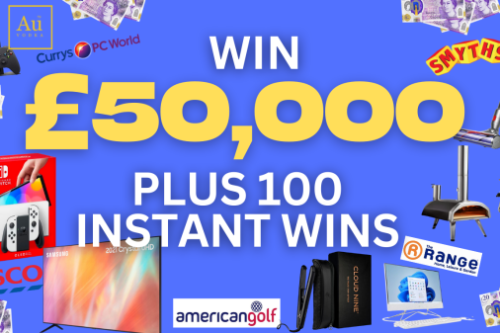 WIN A MASSIVE  £50,000 JACKPOT PLUS 100 MEGA INSTANT WINS UP FOR GRABS #9
