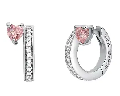 EVENING AUTO WIN - Michael Kors Love 14ct Rose Gold Plated Huggie Earrings - 13/05