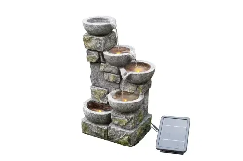 Teamson Home PT-SF0003 Solar Powered Water Fountain - 08/05