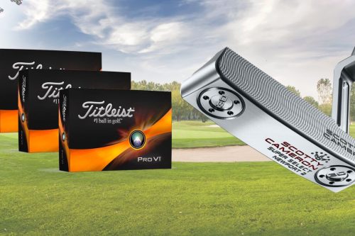 Scotty Cameron Super Select Newport 2 Plus & 36 Pro V1’s
