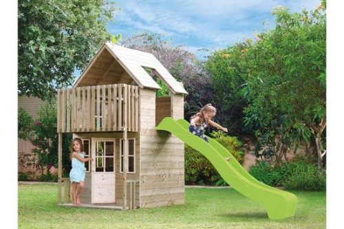 TP Skye Wooden Playhouse & Slide - 01/06