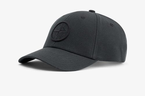 AUTO WIN STONE ISLAND Logo-embroidered cotton-canvas cap