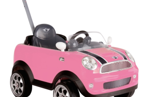 AUTO WIN - Rollplay Mini Cooper Push Buggy Pink - 15/05