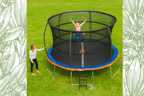 Jump Power 12ft Trampoline and Enclosure