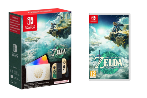 AUTO WIN - Nintendo Switch OLED - The Legend of Zelda: Tears of the Kingdom Edition & Game - 14/05