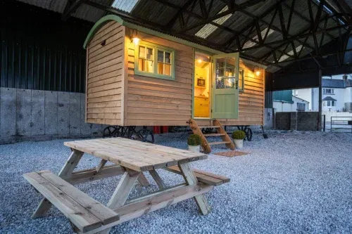 Two Night Shepherd’s Hut Break for Two at Northcombe Farm and Lakes, Devon - 05/06