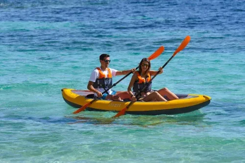 TOURING INFLATABLE KAYAK - YELLOW