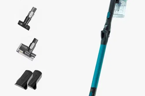 Shark IZ252UKT Dual Battery Pet Anti Hair Wrap Cordless Vacuum Cleaner with Flexology, Peacock Blue- 04/07