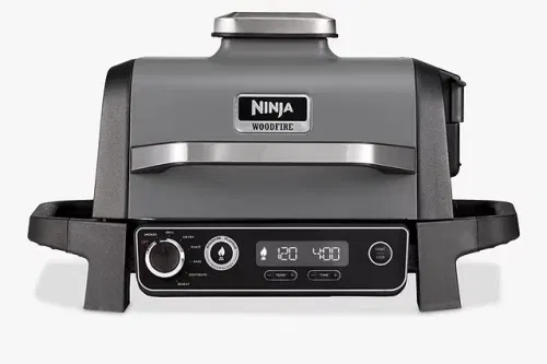 Ninja Woodfire Electric BBQ Grill & Smoker, Black