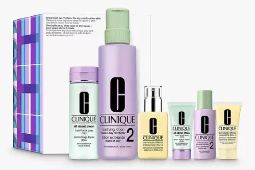 Clinique Great Skin Everywhere Skincare Gift Set, Dry/Combination Skin