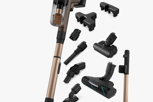 AEG 8000 Series Cordless Vacuum Cleaner with Charging Stand, Bristle & Soft Roller Nozzles, Mahogany Bronze