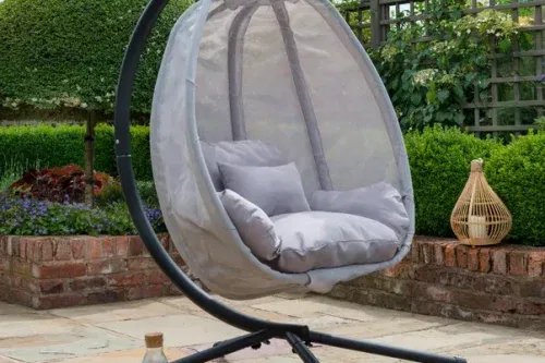 Grey Cocoon Egg Chair - 13/06