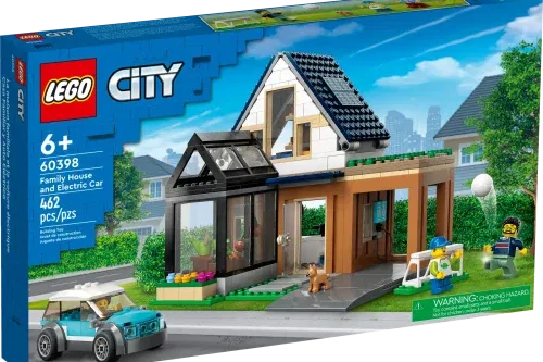 AUTO WIN - LEGO City 60398 Family House and Electric Car Toy Playset - 17/06