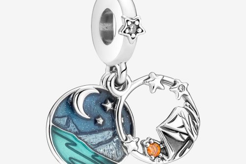 AUTO WIN - PANDORA Camping Night Sky Double Dangle Charm - 09/07