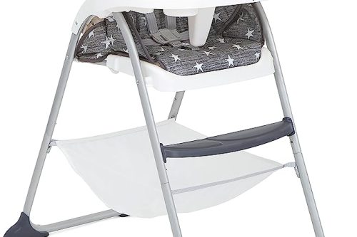 AUTO WIN- Joie Baby Mimzy Snacker Highchair, Twinkle Linen