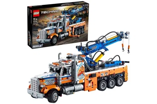 AUTO WIN-LEGO Technic Heavy-Duty Tow Truck Model Building Set 42128