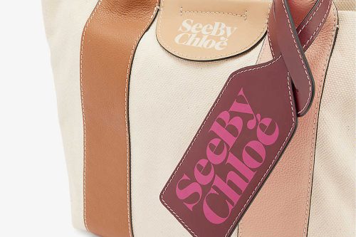 AUTO WIN - SEE BY CHLOE Laetizia large cotton tote bag - 23/06