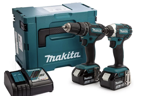 Makita DLX2131TJ 18v Twin Pack DHP482 Combi Drill + Impact Driver DTD152 - 5.0AH - 12/06