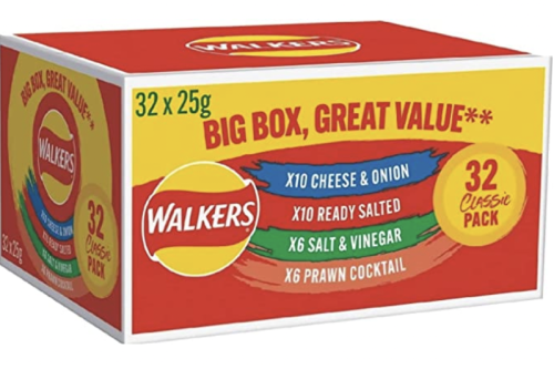 FREE GIVEAWAY - **4 WINNERS** Walkers Variety Crisps 32pksx25g - 20/06