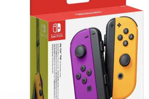 AUTO WIN - Nintendo Switch Joy-Con Controller Pair - Purple/Orange - 27/06