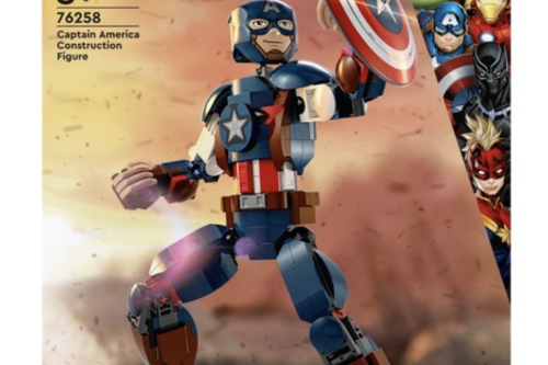 AUTO WIN - LEGO Marvel 76258 Captain America Construction Figure Playset - 01/07
