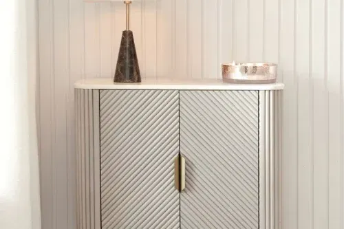 AUTO WIN-Valencia Marble Mango Wood Sideboard