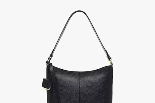 AUTO WIN-Radley Southwark Lane Leather Large Zip Top Shoulder Bag, Black #2