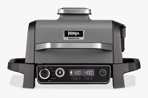 Ninja Woodfire Electric BBQ Grill & Smoker, Black
