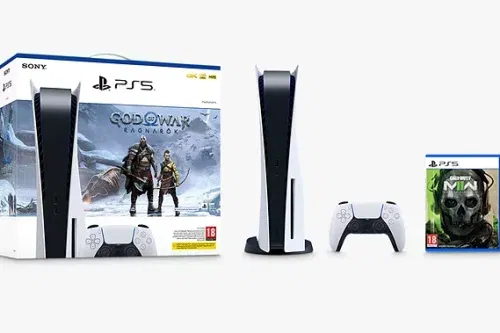 PlayStation 5 Console - God of War Ragnarök with Call of Duty: Modern Warfare II Bundle