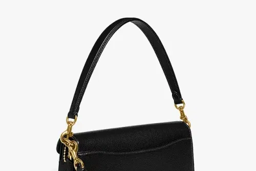 Coach Tabby 26 Leather Shoulder Bag, B4/Black