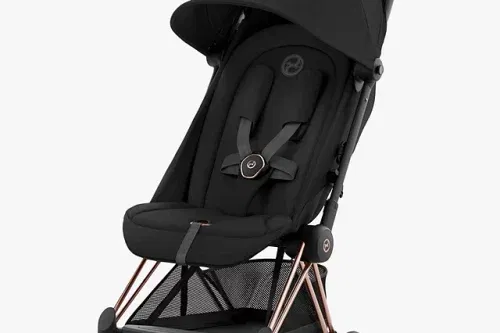 Cybex COYA Compact Pushchair, Rose Gold/Sepia Black