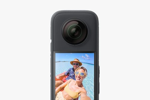 Іnѕtа360 X3 Action Camera, 5.7K, 48MP, 360° Recording, Bundle with Invisible Selfie Stick & 128GB Memory Card