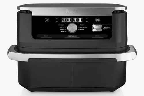 AUTO WIN - Ninja Foodi FlexDrawer AF500UK Air Fryer, 10.4L, Black - 10/08