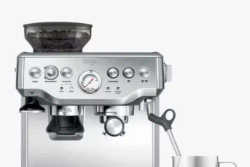 Sage Barista Express Bean-to-Cup Coffee Machine with Milk Jug, Stainless Steel