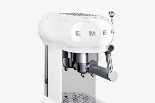 Smeg ECF01WHUK Coffee Machine, White