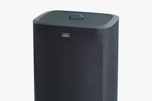 AUTO WIN-Joseph Joseph Tota Laundry Basket, Charcoal Black, 90L