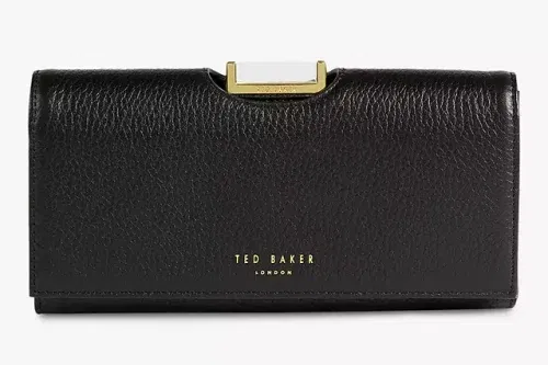 Ted Baker Bita Large Bobble Leather Purse, Black