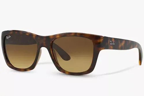 Ray-Ban RB4194 Unisex Square Sunglasses, Havana/Brown