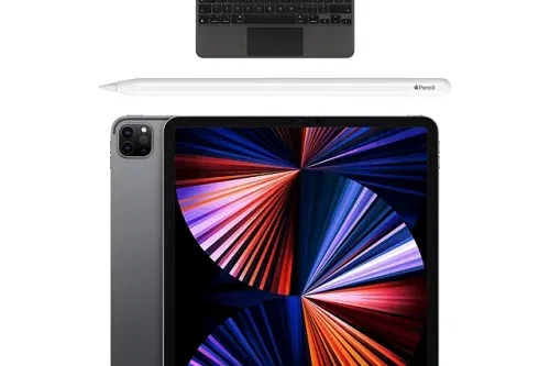 Apple iPad Pro 11", Wi-Fi, 256GB, Space Grey, 2nd Generation Pencil, and Magic Keyboard Bundle