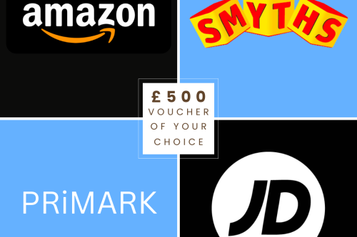 AUTO WIN-£500 AMAZON OR SMYTHS OR JD OR PRIMARK GIFT CARD